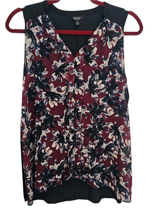 Tops - V Neck Abstract Elegant Chic Floral Top